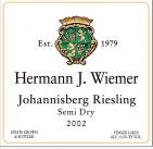 Hermann J. Wiemer - Johannisberg Riesling Finger Lakes Semi-Dry 2019 (750ml)