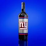 Mano's NY Giants Cabernet Etched Bottle Red and Blue 0 (750)